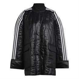 ADIDAS QUILTED JACKET BLACK